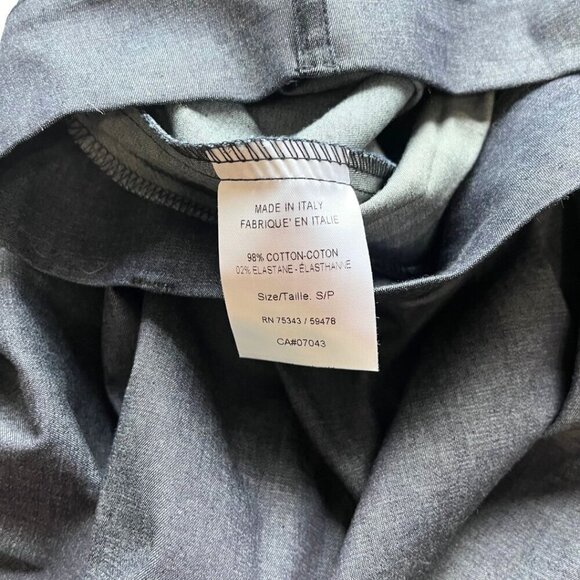 NWT VIA BOVIO DARK WASH DENIM HIGH RISE PLEATED A-LINE MIDI SKIRT - S - Picture 12 of 13